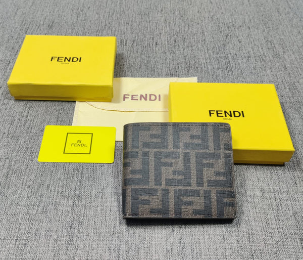 Fendii Leather Heavy quality multi color Fancy look wallet for men