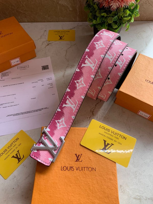 LOUIS VUITTON PRINTED BELT