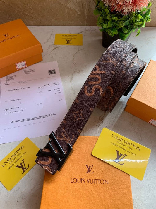 LOUIS VUITTON PRINTED BELT