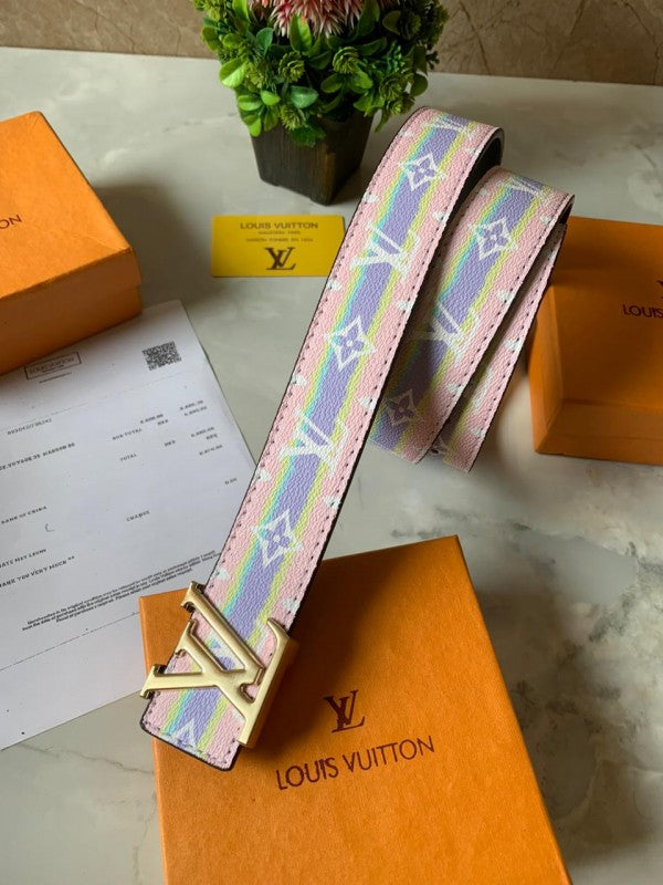 LOUIS VUITTON PRINTED BELT