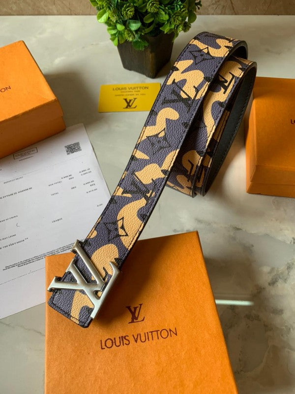 LOUIS VUITTON PRINTED BELT