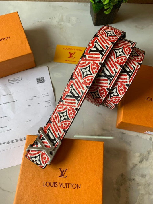 LOUIS VUITTON PRINTED BELT