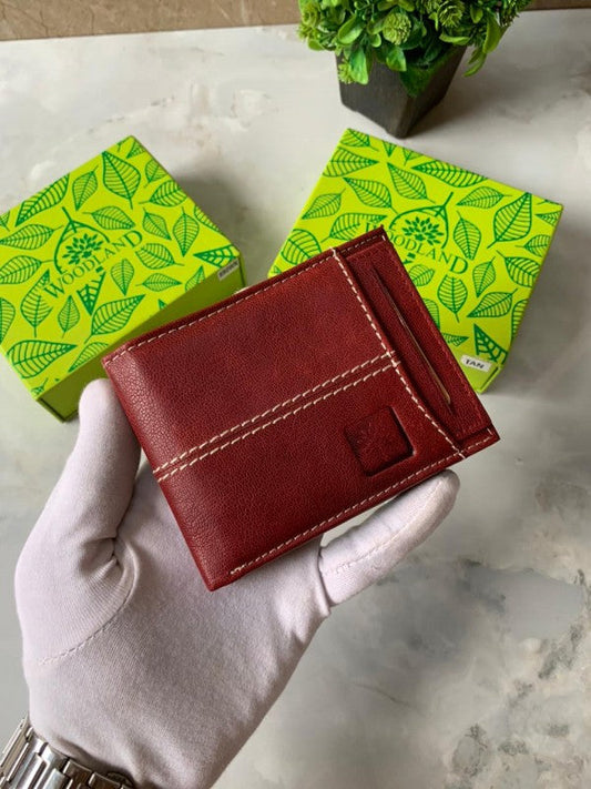 WOODLAAND RED PREMIUM WALLET FOR MAN