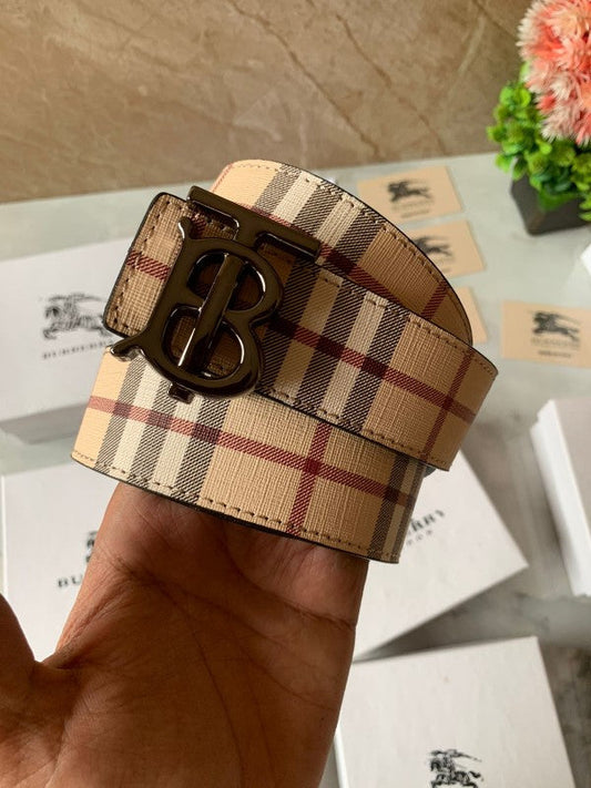 BURBERRY NEW LEATHER QUALITY BELT