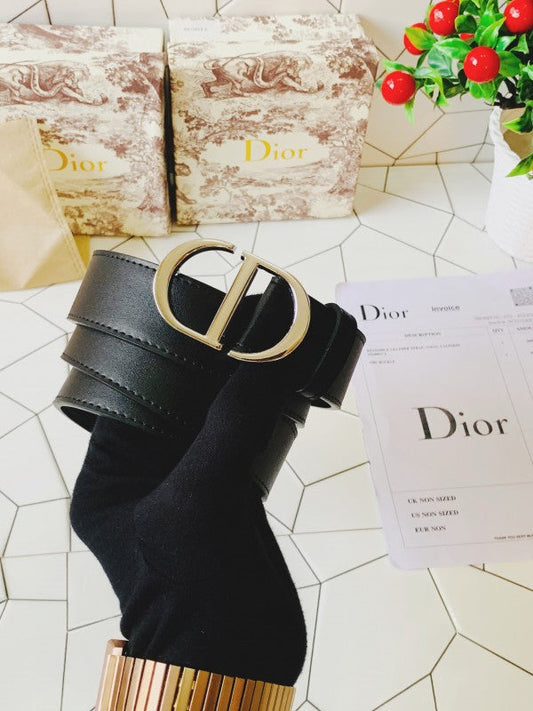 DIOR SILVER BLACK PRINTED PREMIUM QUALITY BELT