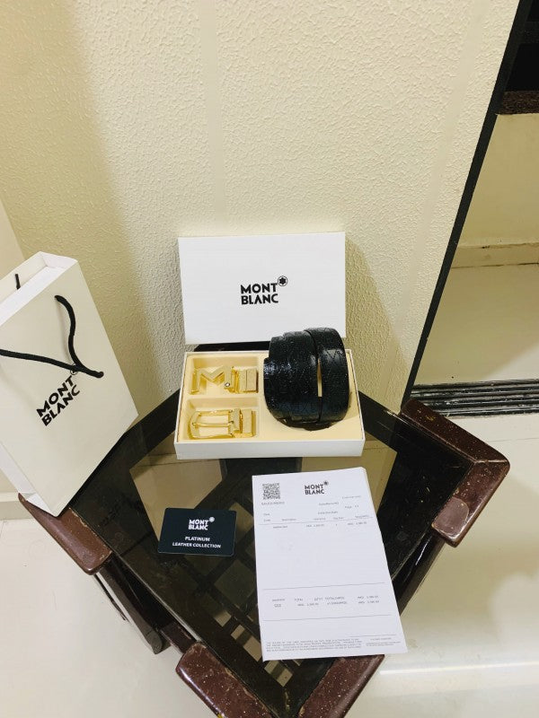 MONT BLANC PREMIUM QUALITY 2pcs BUCKLE COMBO