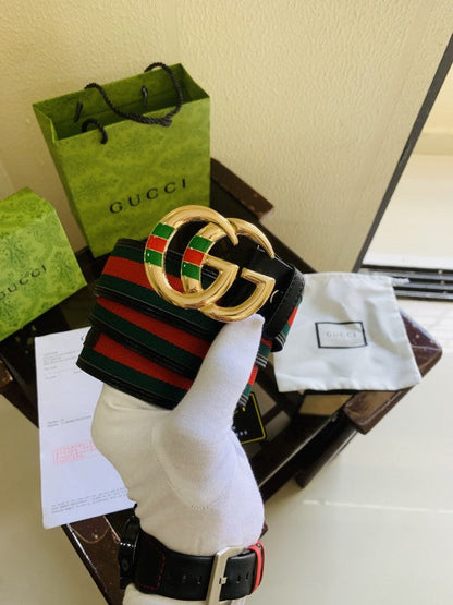 GUCCCI SHINING GOLDEN PRINTED PREMIUM QUALITY BELT