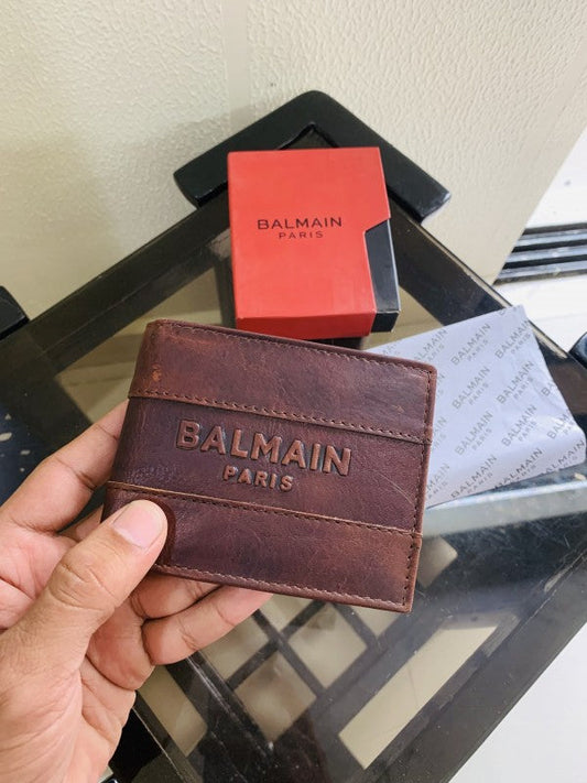 BALMAIlN BROWN COLOUR PREMIUM QUALITY WALLET