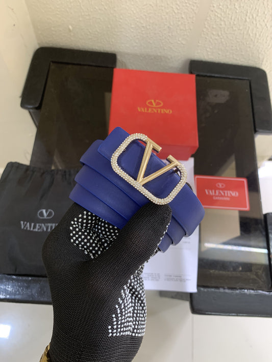 VALENTINO DIAMOND BLUE PREMIUM QUALITY BELT