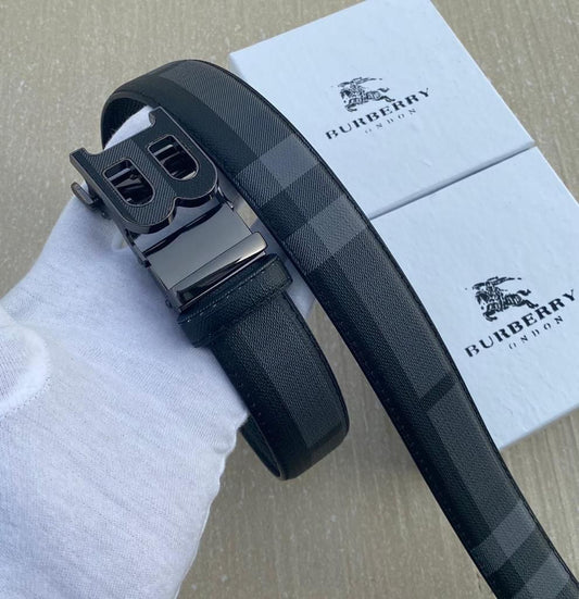 BURBERRY  BLACK PRINTER PREMIUM QUALITY BELT