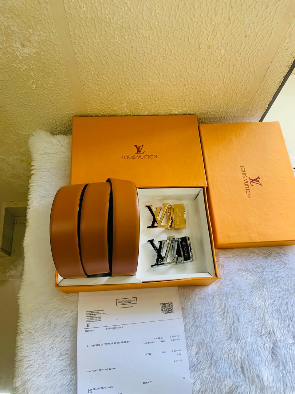 LOUIS VUITTON PREMIUM QUALITY 2pcs BUCKLE COMBO