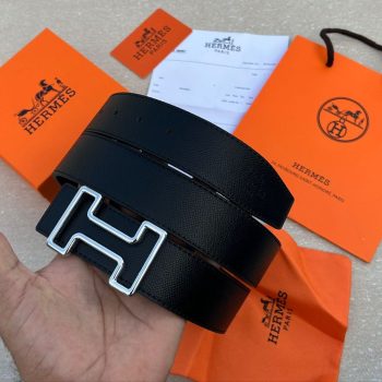 Premium Hermes Black Belt For Men