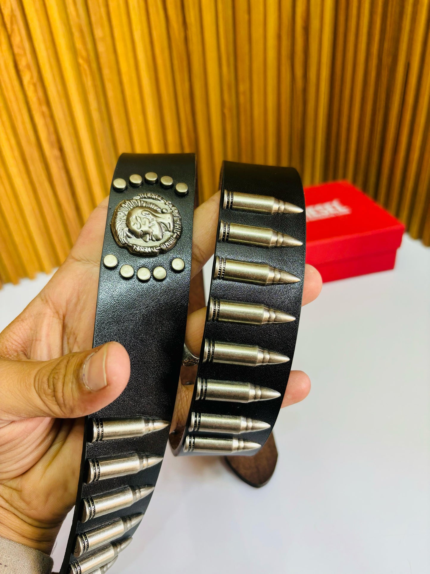 DIIESELL FULL RIBBIT BLACK PREMIUM QUALITY BELT