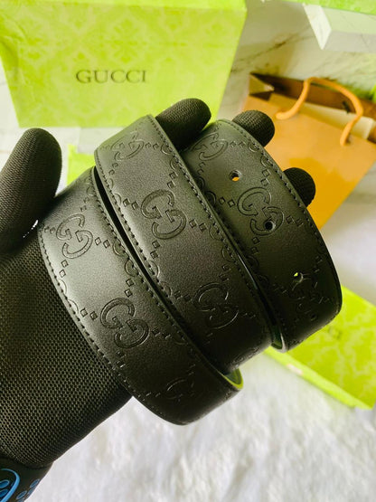 GUCC I 2pcs BUCKLE PREMIUM QUALITY BELT COMBO