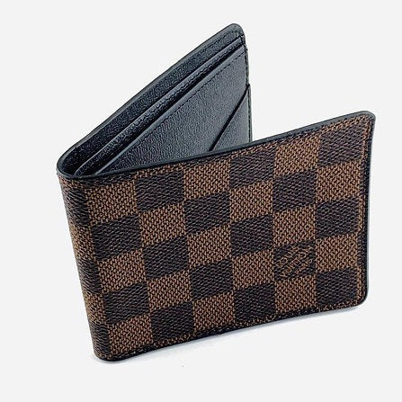 LV Leather Heavy quality Brown Color latest full printed design Fancy look wallet for men